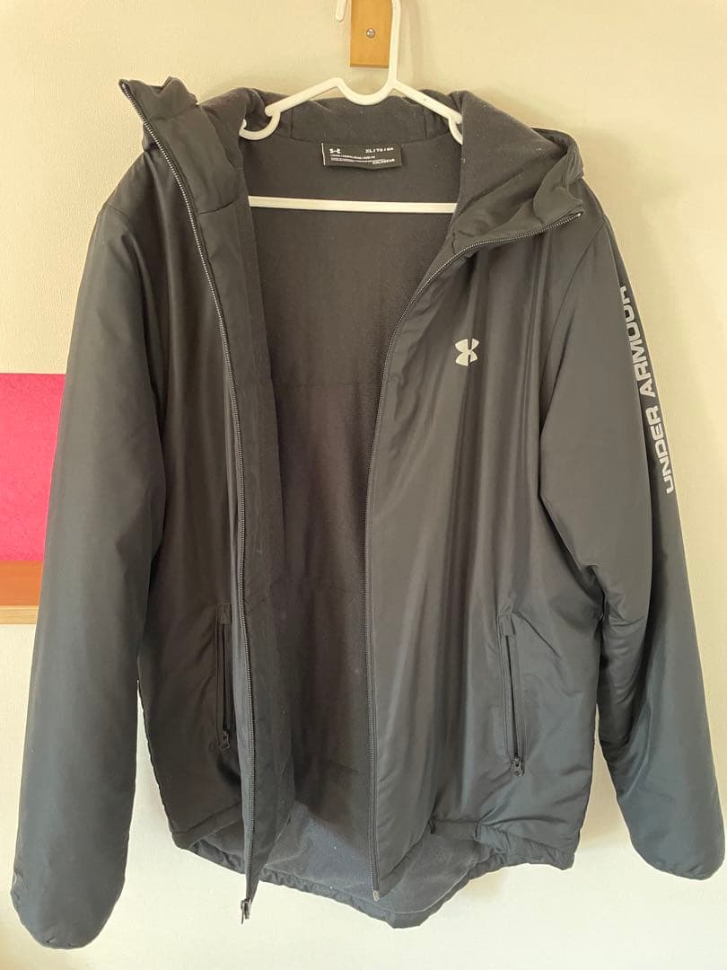 Under Armour フード付き ベンチコート ブラック 【美品】