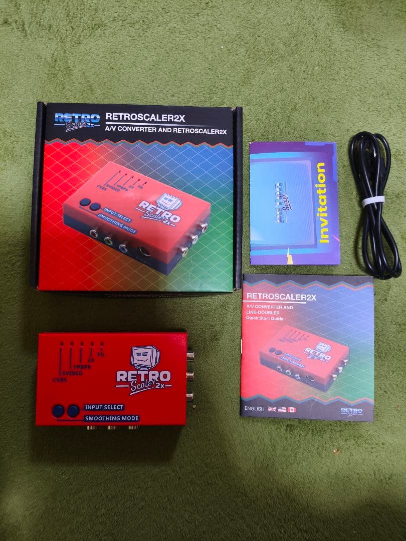 まめ RetroScaler2x HDMIコンバーター 動作確認済