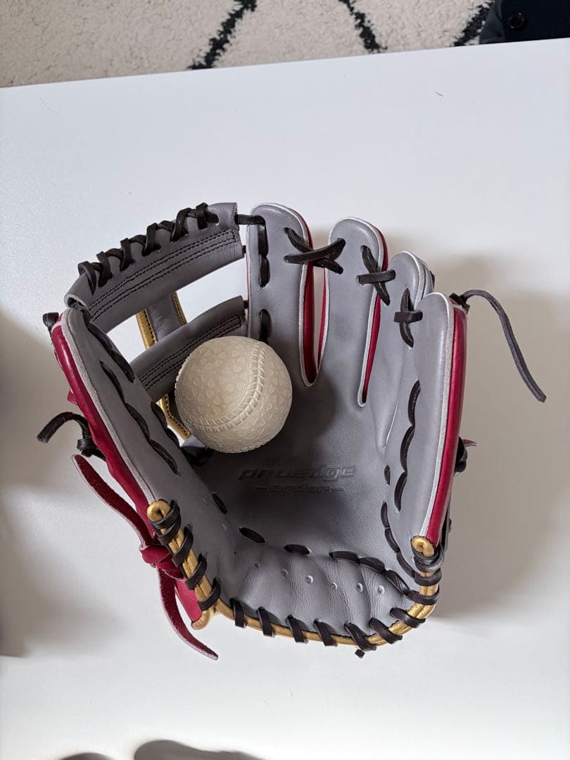 セール【極美品】SSK軟式グローブ 大人用　内野手用866型グラブ巾着