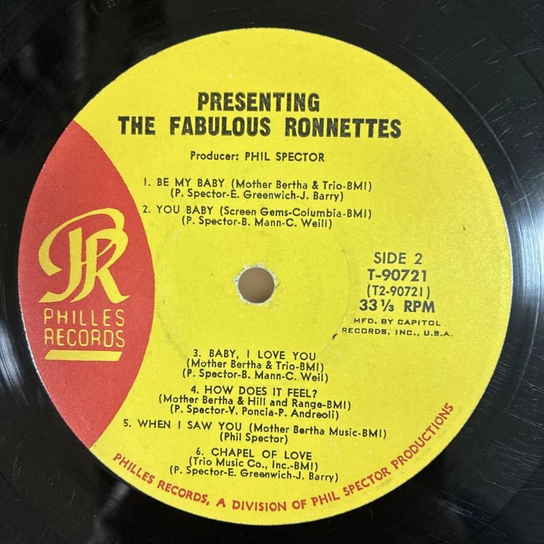 ロネッツ 名盤 レコード USモノ盤 キャピトルクラブイシュー