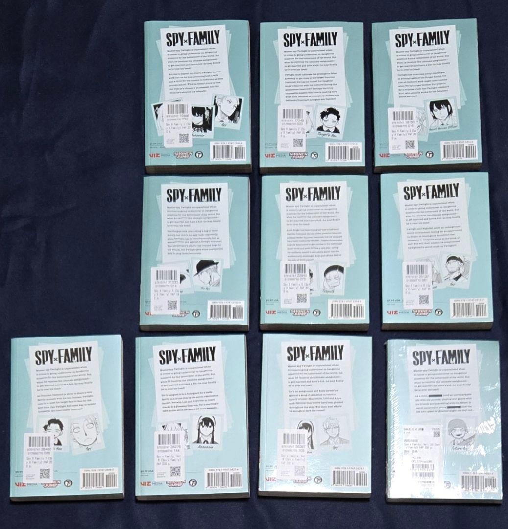 英語版SPY×FAMILY 全10巻セット