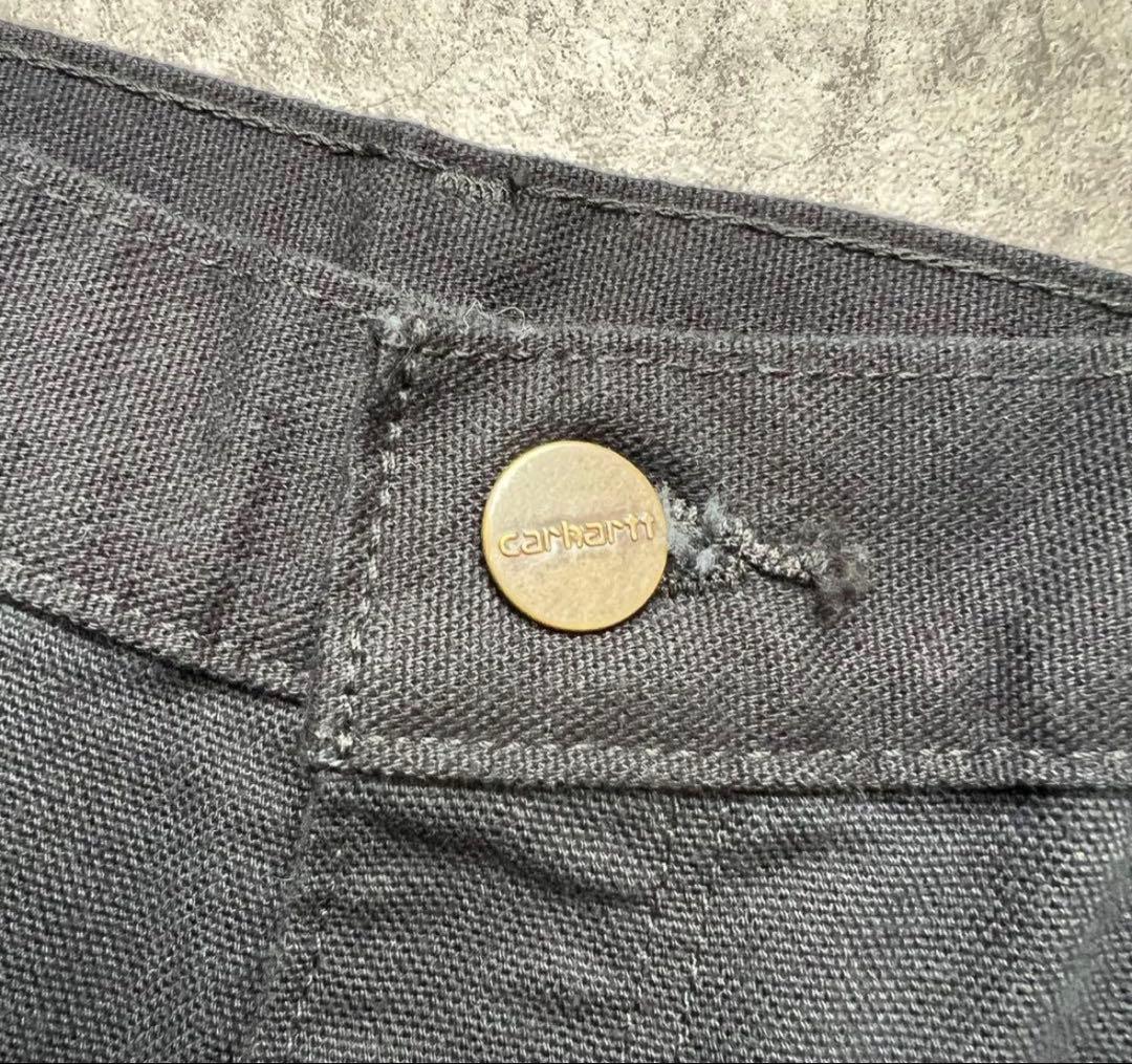 Carhartt カーハート ダブルニー ダックパンツ 34×30 ブラック