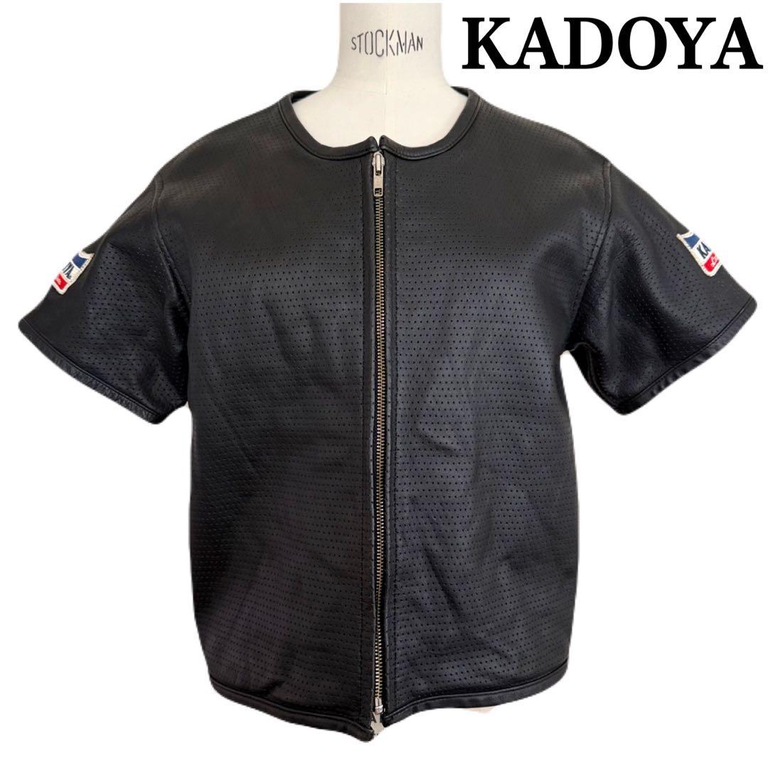 Fish750jp KADOYA カドヤ 本革 牛革 パンチング レザー