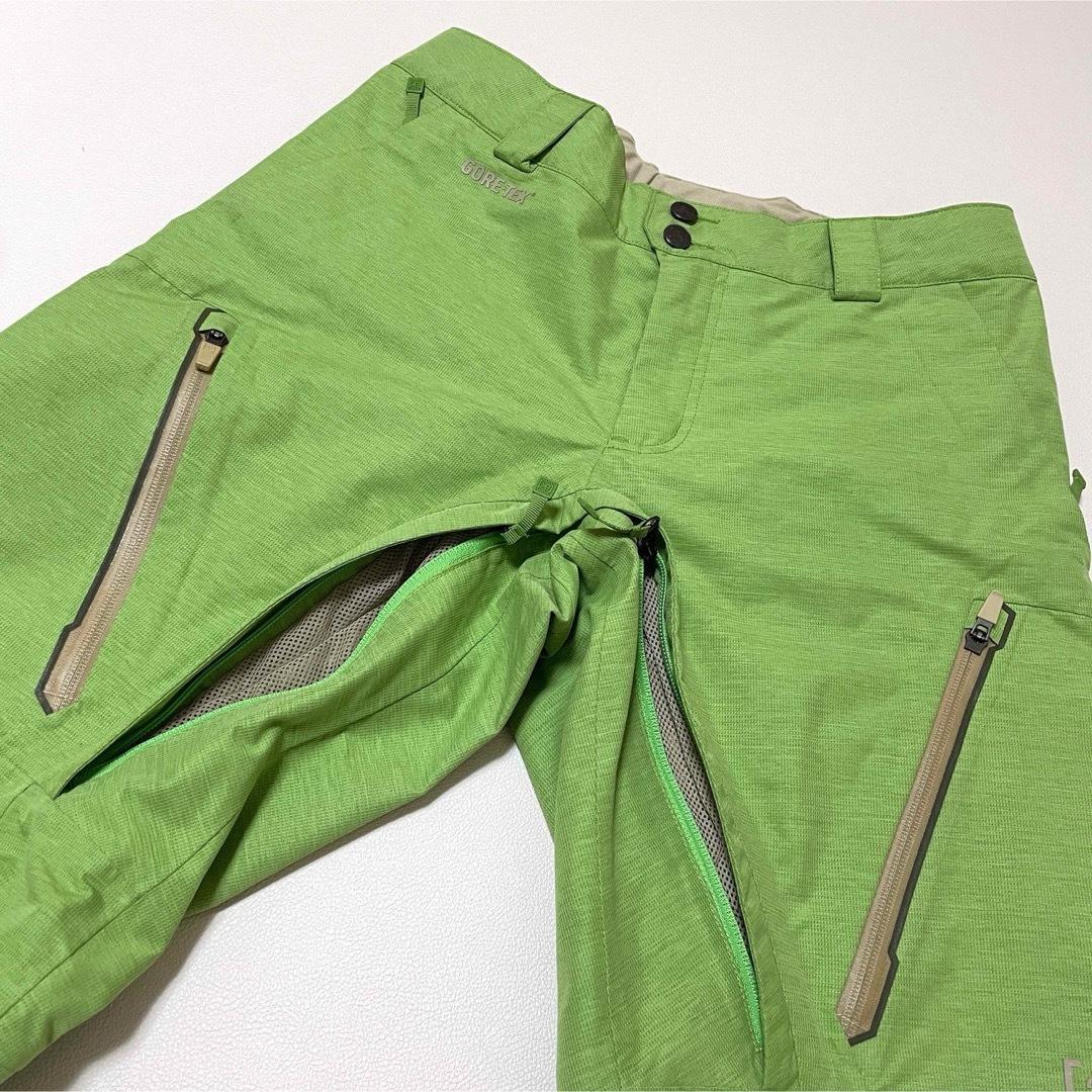 6712【美品】バートン　ak　パンツ　メンズ　ゴアテックス スノボ グリーン