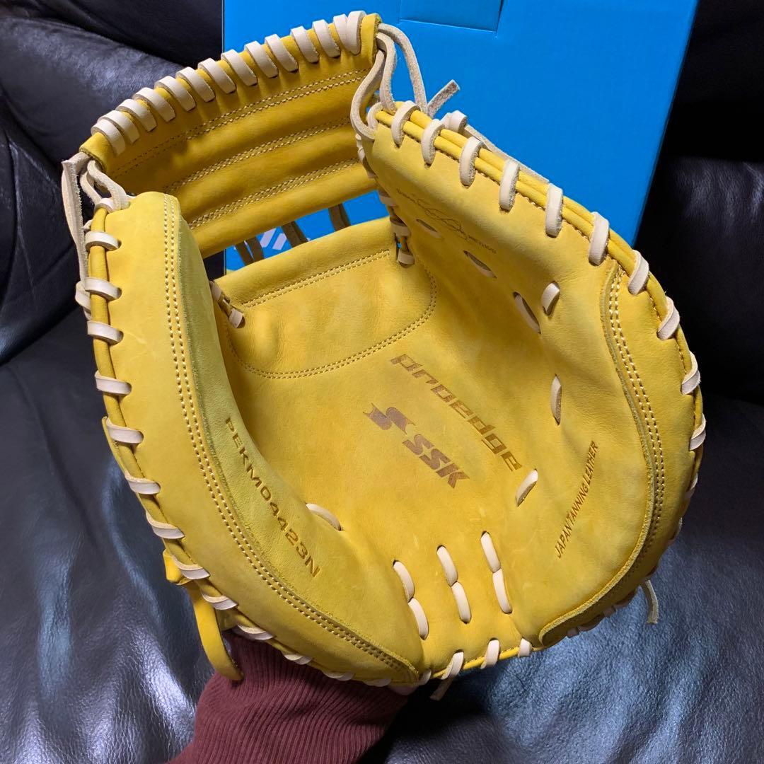新品型付け済　SSK プロエッジ　硬式キャッチャーミット