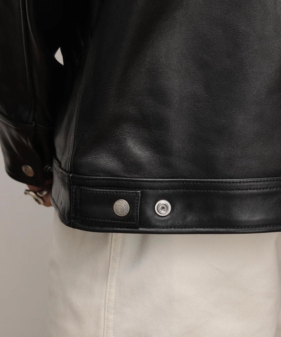 SCHOTT LEATHER JACKET レザートラッカージャケット M