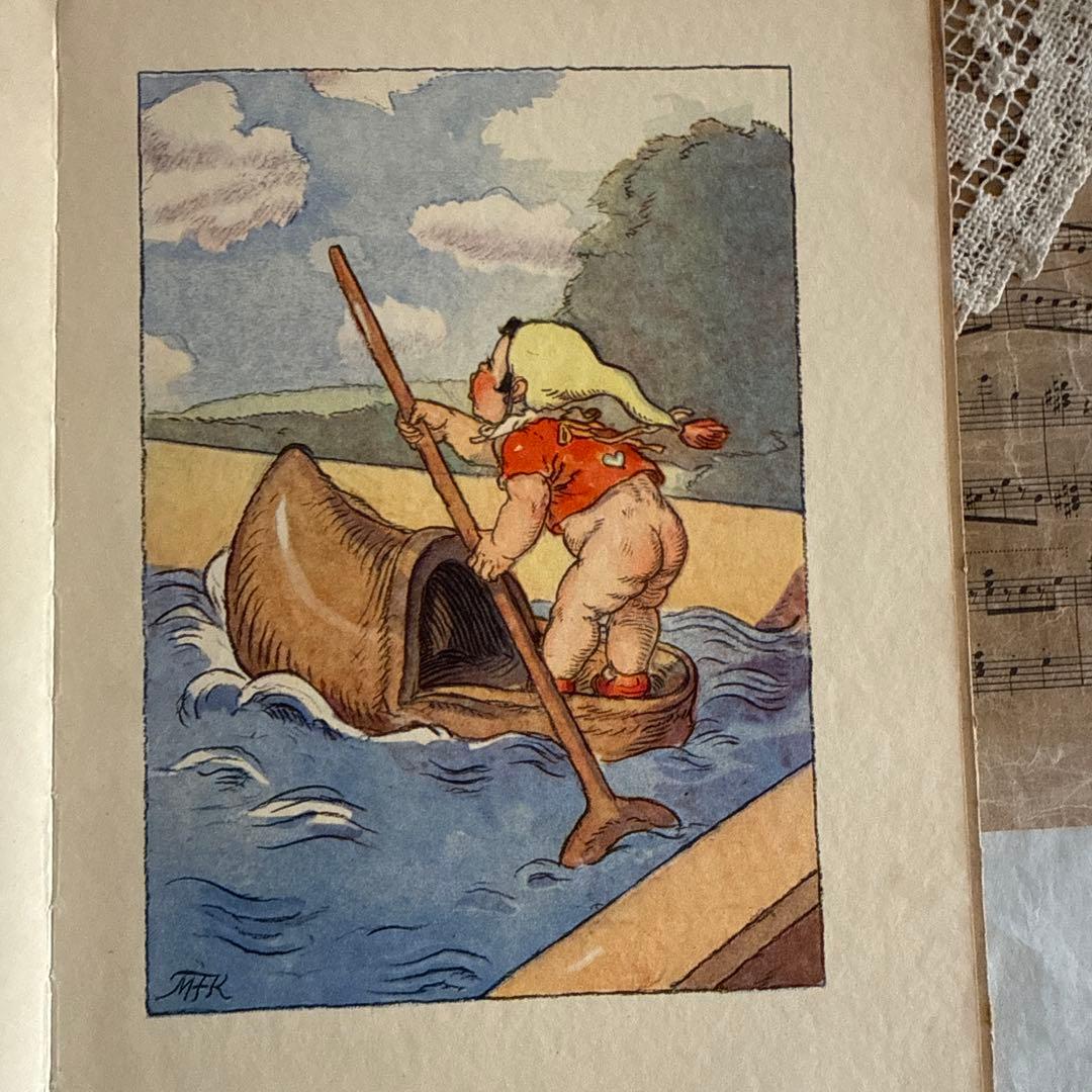 良好ビンテージ可愛いチェコスロバキア古い絵本　洋書ジャンクジャーナル古書　東欧