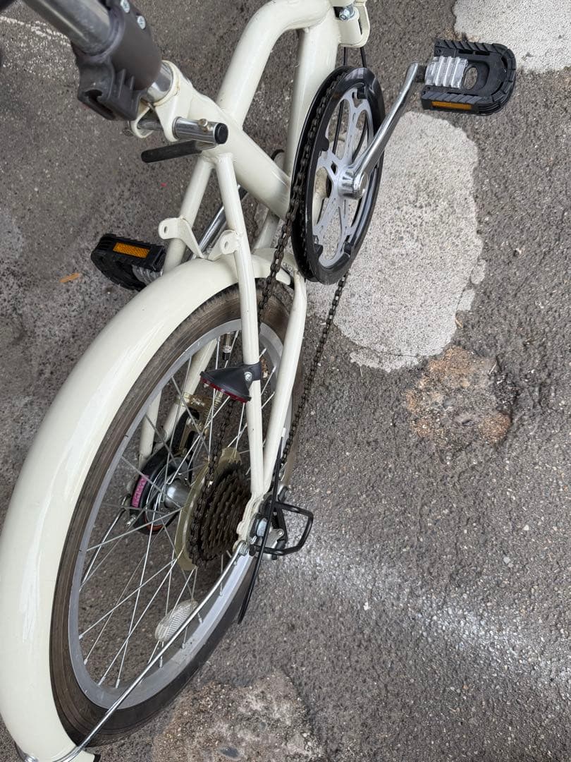 折りたたみ自転車 20インチ 6段ギア 折り畳み 自転車 カゴ付き
