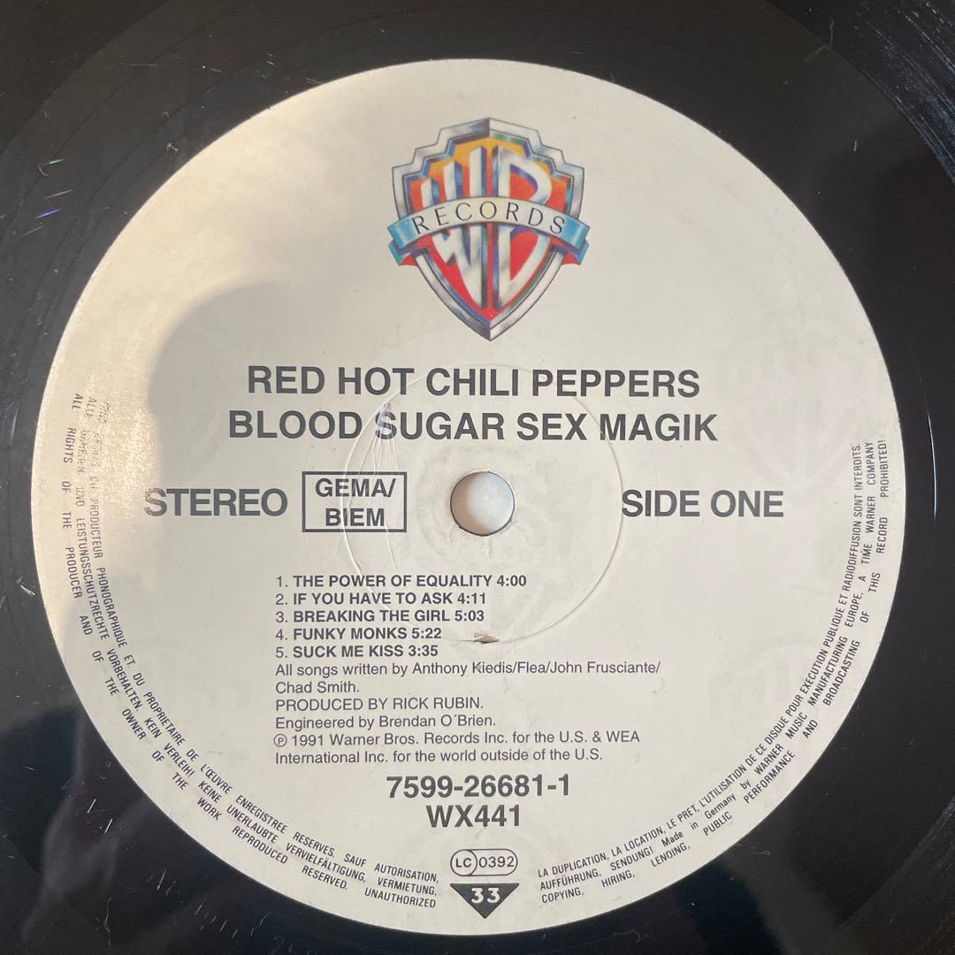 洋楽 RedHotChiliPeppers-BloodSugarSexMagik EU